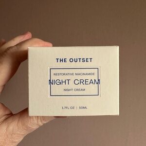 The Outset Restorative Niacinimide Night Cream Botantical Moisturizer